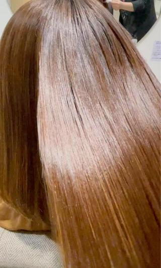 トリートメントのみでこのツヤ 