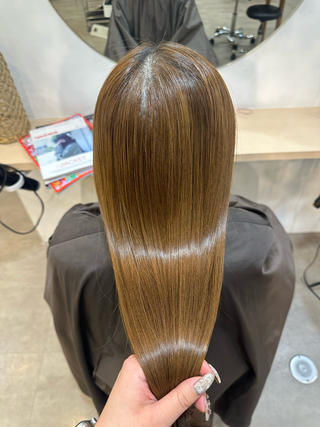 ドライヤーのみの仕上がりです！ 