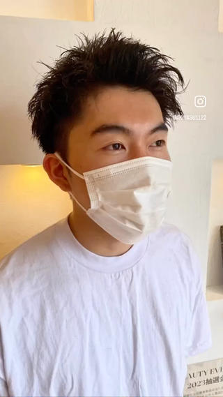 最近人気のスパイキーショート！
パーマ当てるとセットも楽ちんです☆ 