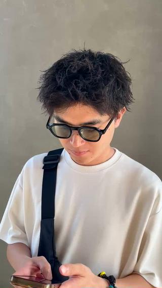 メンズのショートパーマスタイルです！ 