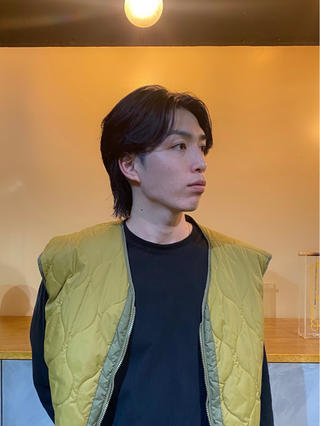 カラー メンズ オリーブベージュ 🫒🩶Rianaのヘアスタイル