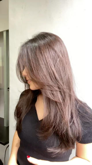 ロング カラー オリーブベージュ 🫒🩶Rianaのヘアスタイル