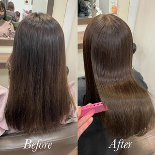 髪質改善グラストリートメント

表面のぱさつきも抑えてしっとりまとめてくれます 