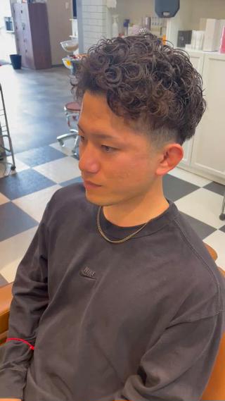 ショート パーマ メンズ 奈良/生駒/FEEL /ﾉｶﾞﾐﾄｼｷのヘアスタイル