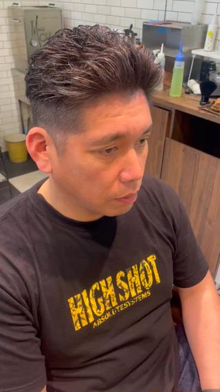 ショート パーマ メンズ 奈良/生駒/FEEL /ﾉｶﾞﾐﾄｼｷのヘアスタイル