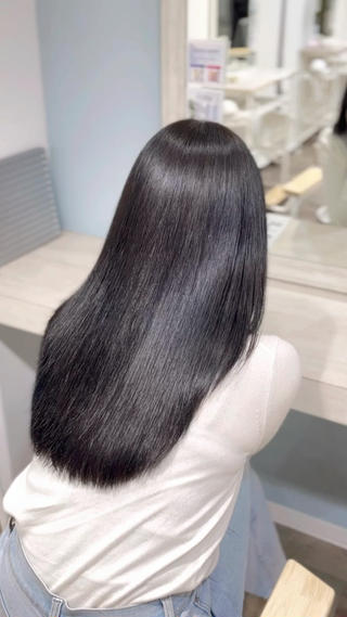 ロング カラー suzuka/透明感 カラー 美髪縮毛矯正のヘアスタイル