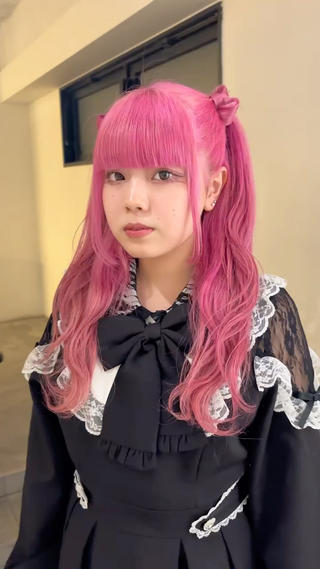 ロング カラー 暖色カラー🍒 ケアブリーチ/akiのヘアスタイル