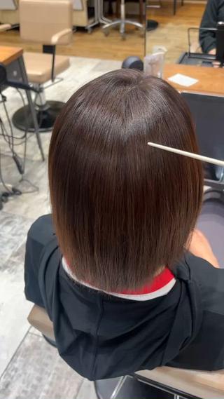 縮毛矯正で乾かすだけでまとまります♡
ご予約ぜひお待ちしております!