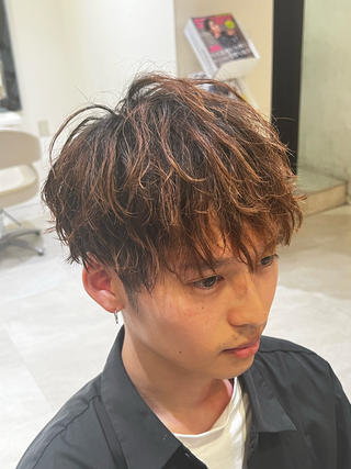 パーマ メンズ メンズパーマ 特化/京橋/栗野のヘアスタイル