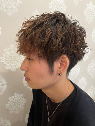 パーマ メンズ メンズパーマ 特化/京橋/栗野のヘアスタイル
