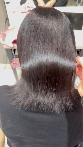 艶カラー 乾かしただけ 