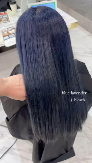 ロング カラー ワンホン×髪質改善 つのーか🩶‪🫧のヘアスタイル