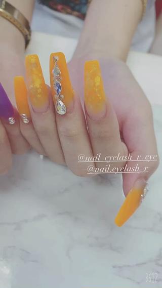 ロング JNA認定講師🌸 RIEのネイルデザイン