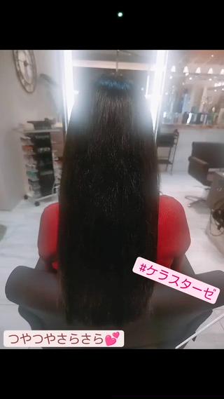 ケラスターゼカクテルトリートメントでつやつやさらさら
香りが最高です！ 