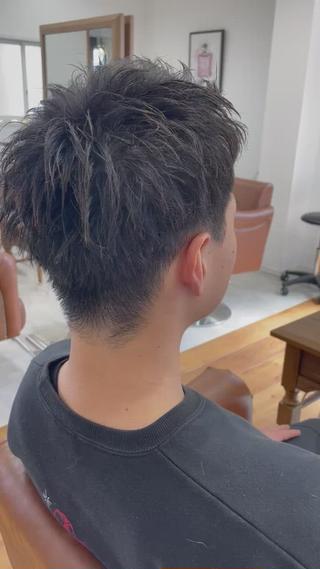 ショート メンズ 角田 楓のヘアスタイル