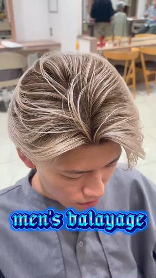 カラー メンズ 寺内 紳悟のヘアスタイル