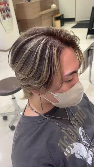 カラー メンズ 寺内 紳悟のヘアスタイル