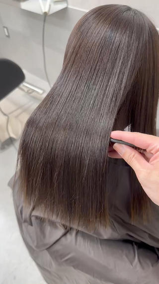 ミディアム GiseL 小倉所属・ジゼル小倉谷内尾祐音 ケアブリーチのヘアスタイル