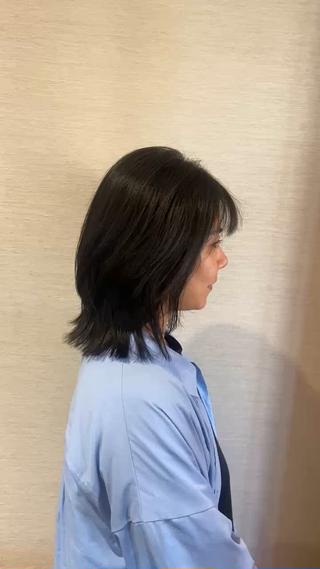 ミディアム カラー 長田 尚大のヘアスタイル