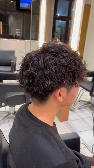 波巻きスパイラルパーマ 