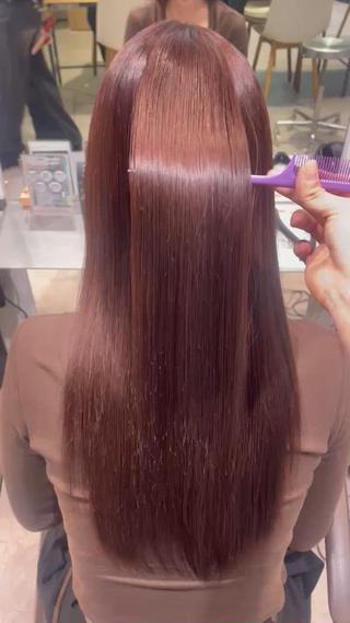 ロング MINX OVER所属・本間里利果/カット・ カラーモデル募集中✨のヘアスタイル