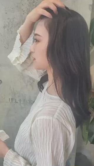 透明感暗めカラー