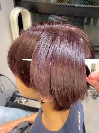 カラー 高橋 遥々のヘアスタイル