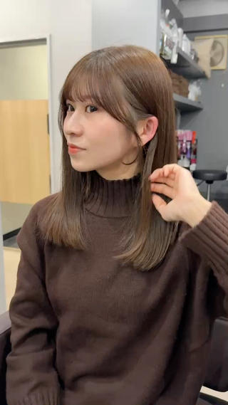 ◎毛先までしっかりツヤの出る髪質改善カラー 