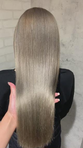 セミロング カラー 🎀髪質改善・艶髪カ ラー🎀YUMEKAのヘアスタイル