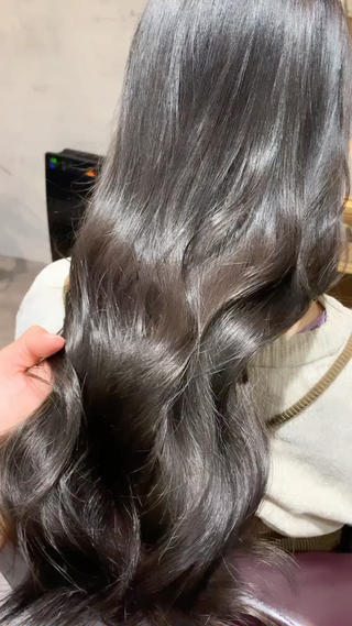 セミロング カラー 🎀髪質改善・艶髪カ ラー🎀YUMEKAのヘアスタイル