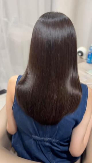 #髪質改善#髪質改善縮毛矯正#微酸性ストレート#艶髪