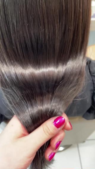 セミロング 髪質改善クロスパーマ モリオカ モエ💫のその他イメージ