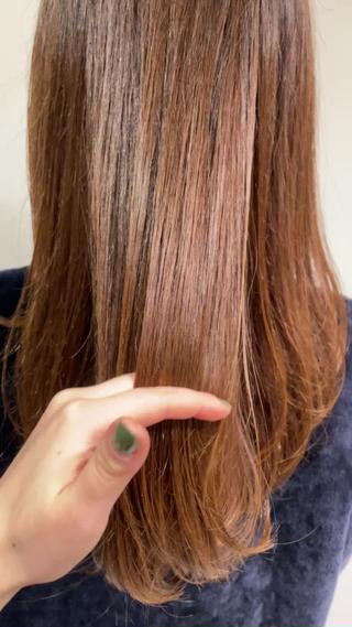 セミロング 髪質改善クロスパーマ モリオカ モエ💫のその他イメージ