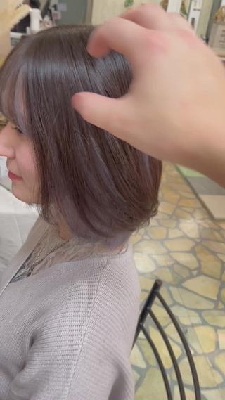 ミディアム エクステ・髪質改善・ ブリーチ・吉田大介のヘアスタイル