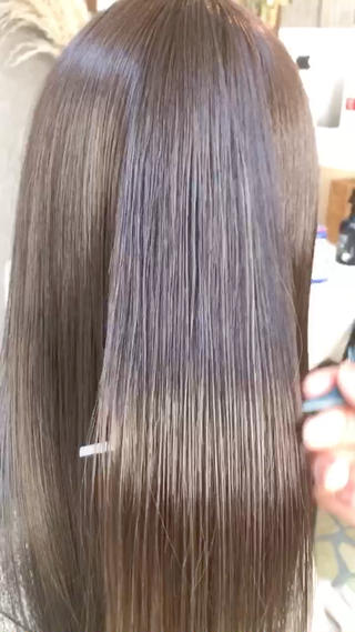 セミロング エクステ・髪質改善・ ブリーチ・吉田大介のヘアスタイル