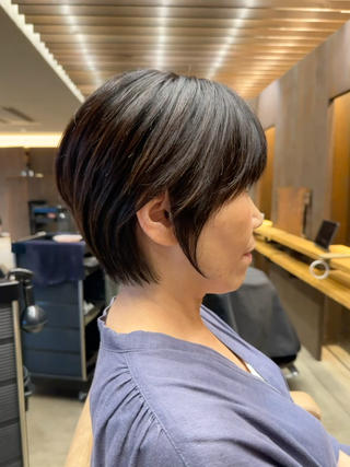 ショート カラー 似合わせ松本 容政のヘアスタイル