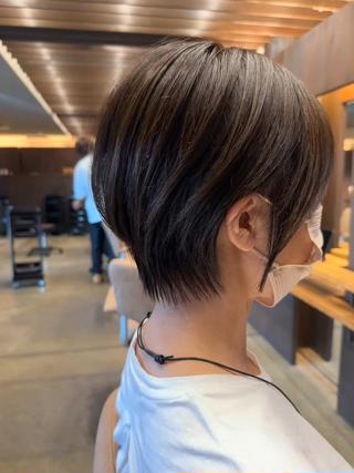 ショート カラー 似合わせ松本 容政のヘアスタイル