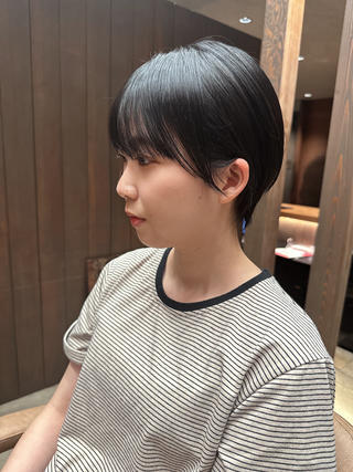 ショート カラー 似合わせ松本 容政のヘアスタイル