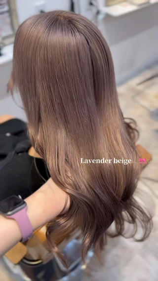 2回ブリーチ必須！＋8800円
#ラベンダーグレージュ 