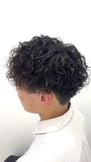 パーマ メンズ 柏メンズカットパーマ NO.1タイチのヘアスタイル