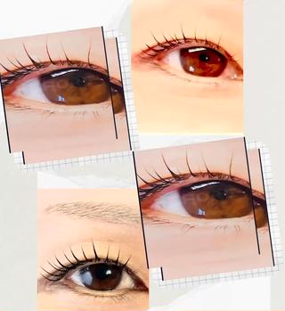 まつ毛パーマ派の方がシマーラッシュをされました！
もともと自まつ毛の濃さに物足りなさを感じられており、シマーラッシュをされて大満足されてました◡̈
マスカラを塗る手間もはぶけるので、朝のメイクも楽になったと言われてました

マツパとシマーラッシュの違いがよくわかる画像なのでアップしてみました 