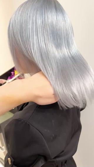 セミロング カラー パーマ ヘアアレンジ メンズ キッズ ネイル マツエク・マツパ アイブロウ nico TOKYO 渋谷所属・ブリーチ　ハイトーン 特化🌈フジタハルキのヘアスタイル
