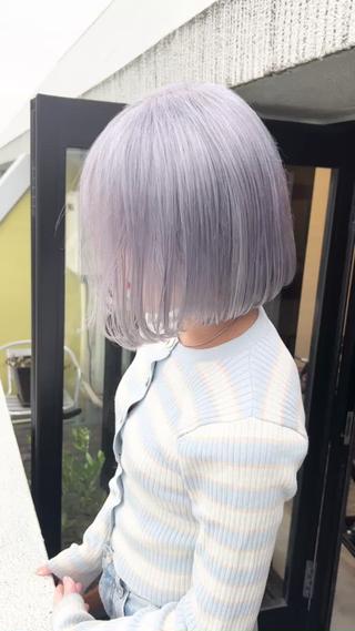 ロング カラー パーマ ヘアアレンジ メンズ キッズ ネイル マツエク・マツパ アイブロウ nico TOKYO 渋谷所属・ブリーチ　ハイトーン 特化🌈フジタハルキのヘアスタイル