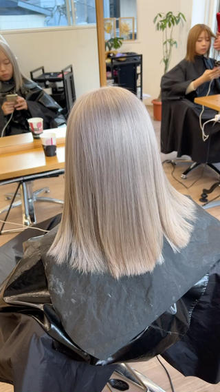 ロング カラー nico TOKYO 渋谷所属・ブリーチ　ハイトーン 特化🌈フジタハルキのヘアスタイル