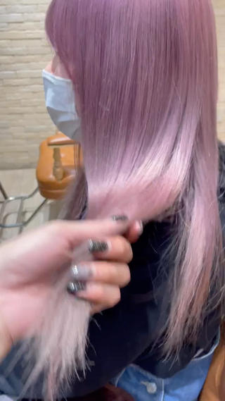 ロング 亀川蓮 Agu hairのヘアスタイル