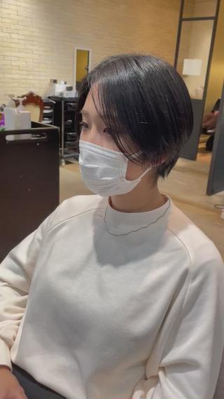 ショート 亀川蓮 Agu hairのヘアスタイル