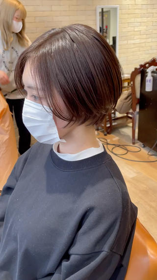 ブリーチなし透明感カラー 