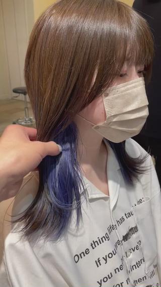 ブルーラベンダー
ブリーチ2回以上 