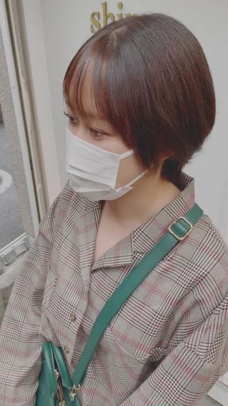 ショート 亀川蓮 Agu hairのヘアスタイル