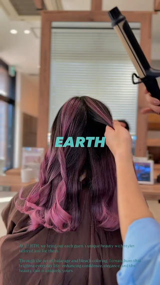 セミロング カラー ヘアアレンジ 🇺🇸海外ヘア 🇰🇷MASANOのヘアスタイル